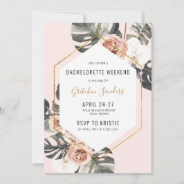 Invitación Invitat Itinerario de fin de semana de Bachelorett