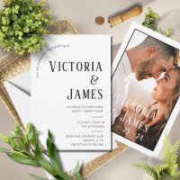 Invitati, Boda de fotografía formal moderna en bla