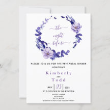 Invitati de cena con sabor a violeta y lavanda