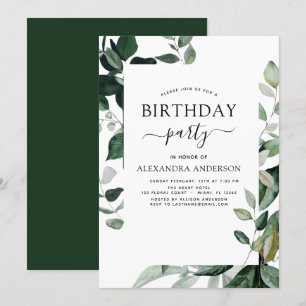 Invitación Invitati de la primavera de la fiesta de cumpleaño