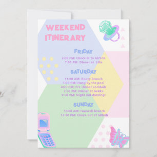 Invitación Invitati del fin de semana de la Bachelorette Part
