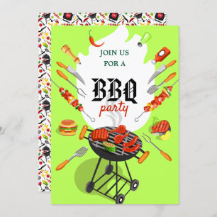 Invitación Invitati, Fiesta al aire libre con barbacoa de ver