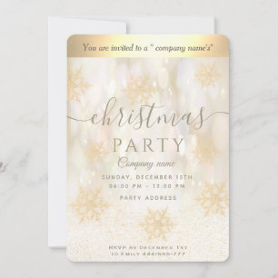 Invitación Invitati, fiesta de Navidades corporativos de copo
