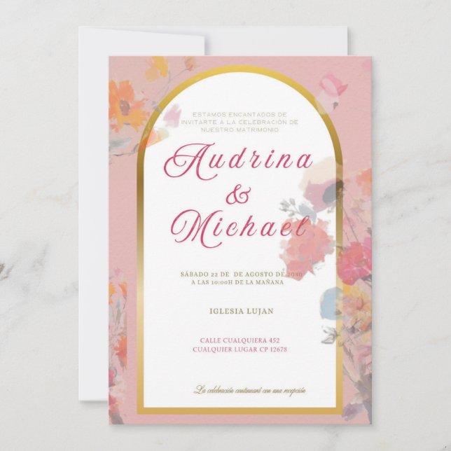 Invitación Invitation  (Anverso)