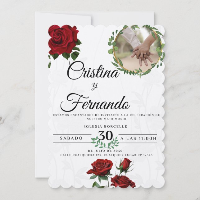 Invitación Invitation (Anverso)