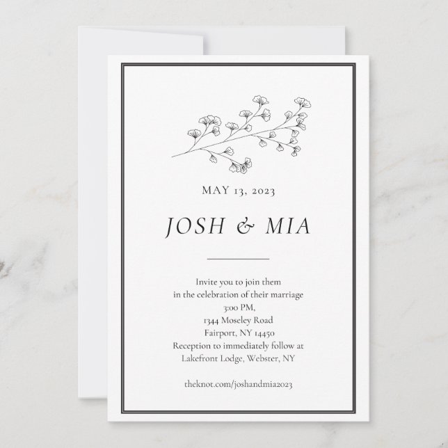 Invitación Invitation (Anverso)