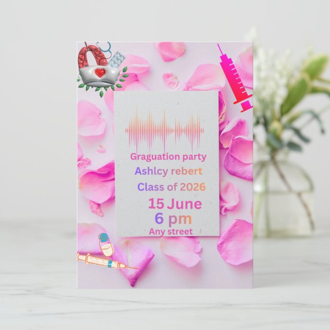 Invitación Invitation (Anverso de pie)