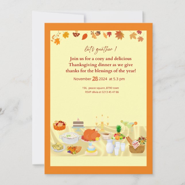 Invitación Invitation (Anverso)