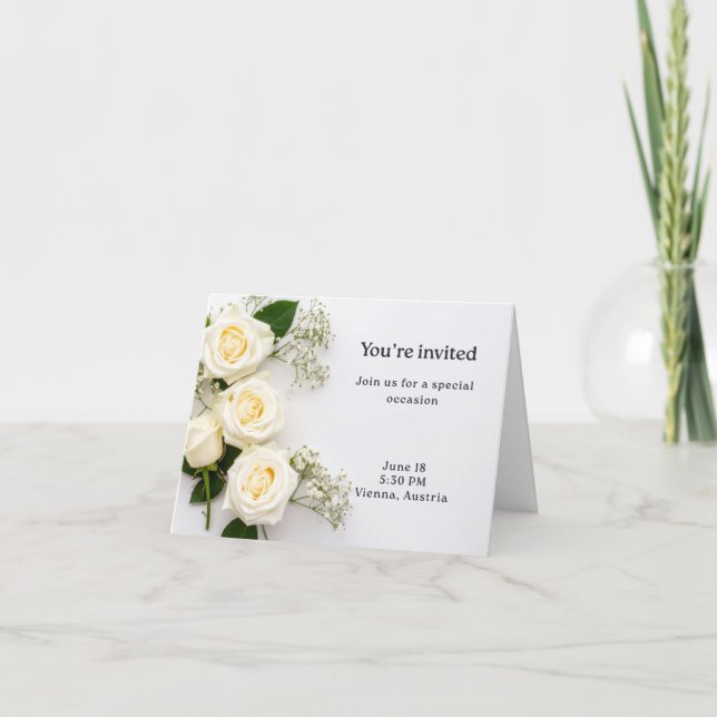 Invitación Invitation (Anverso)