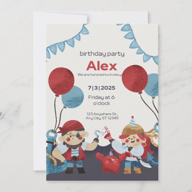 Invitación Invitation (Anverso)