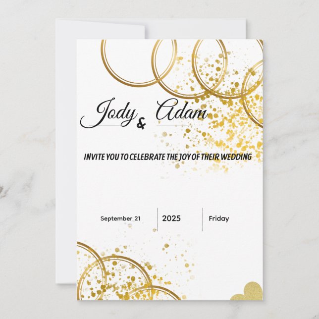 Invitación Invitation (Anverso)