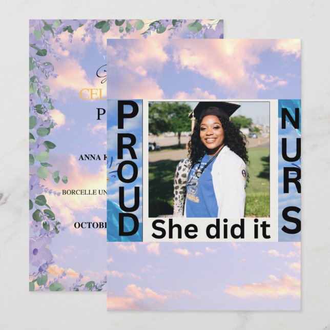 Invitación Invitation (Anverso / Reverso)