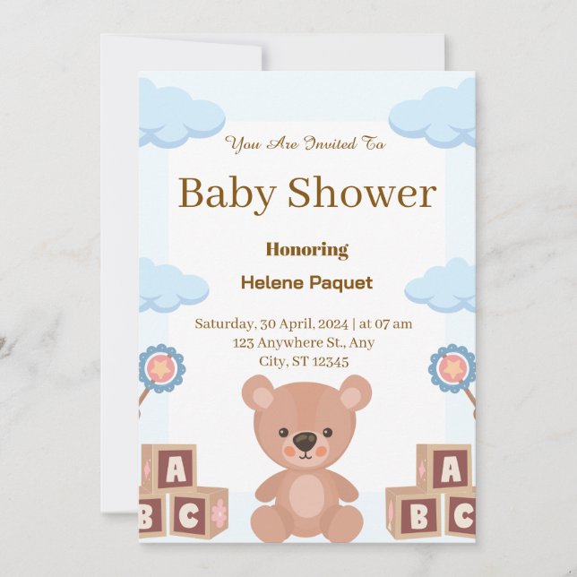 Invitación Invitation (Anverso)