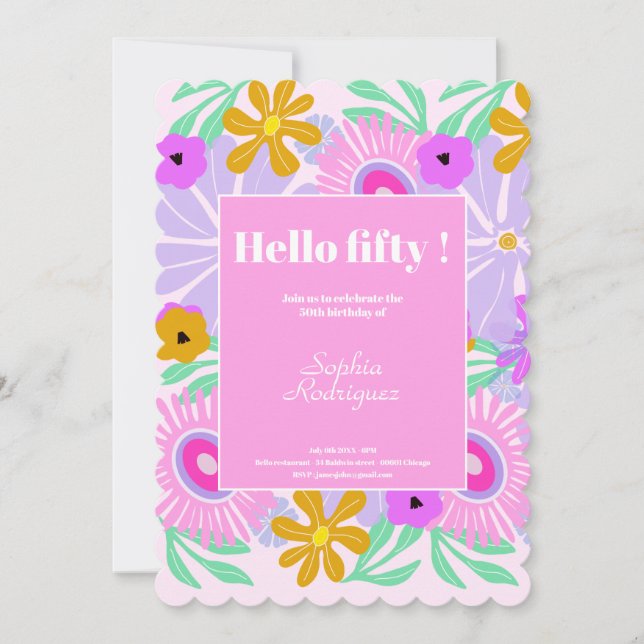 Invitación Invitation (Anverso)