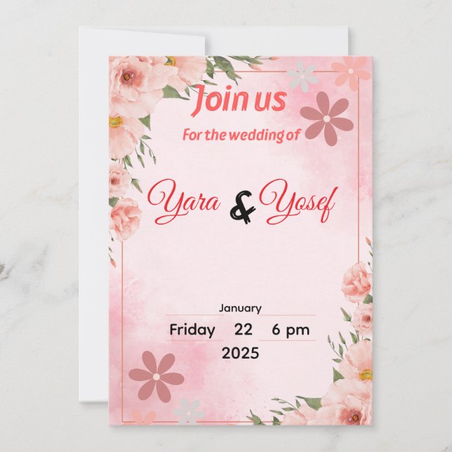 Invitación Invitation (Anverso)