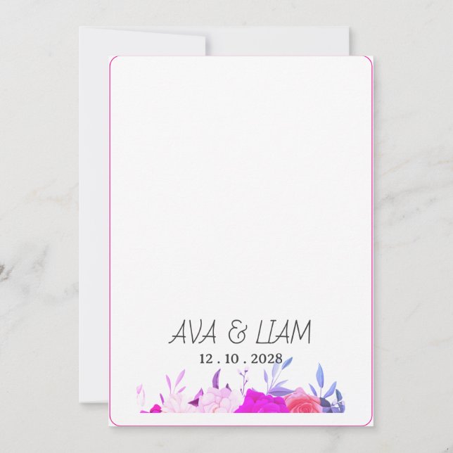 Invitación Invitation (Reverso)