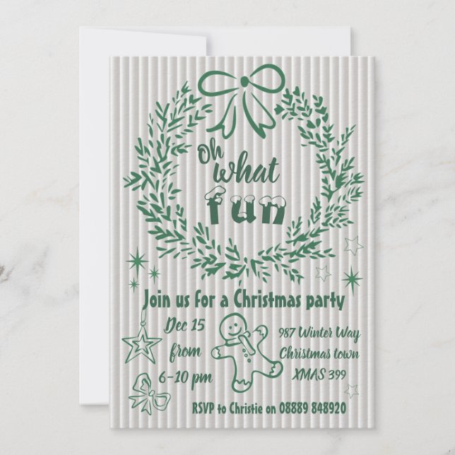 Invitación Invitation (Anverso)