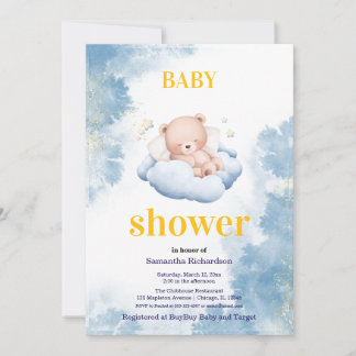 Invitación Invitation A reception for our little bear