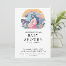 Invitation baby shower en français