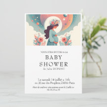 Invitation baby shower en français