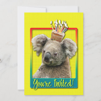 Invitación Invitation Cupcake - Koala