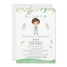 Invitation First Holy Communion HUGO
