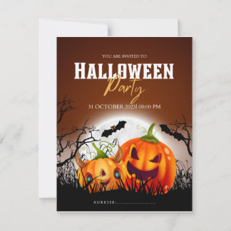 Invitación Invitation Halloween Parti Rétro Automne2023