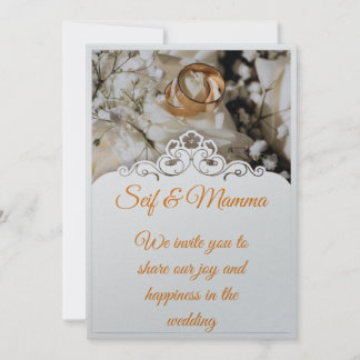 Invitación invitation mariage