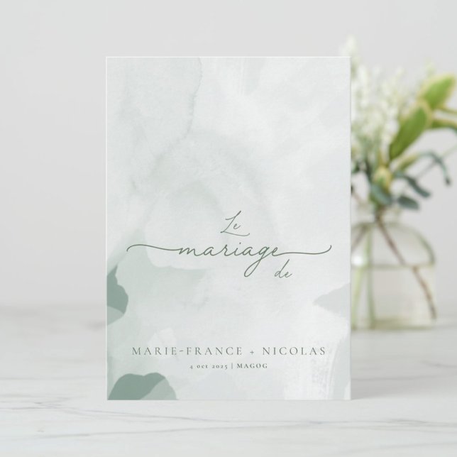 Invitación Invitation Simple, modern and minimalist | French (Subido por el creador)