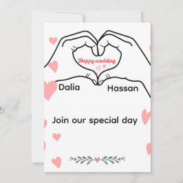 Invitación Invitation wedding 