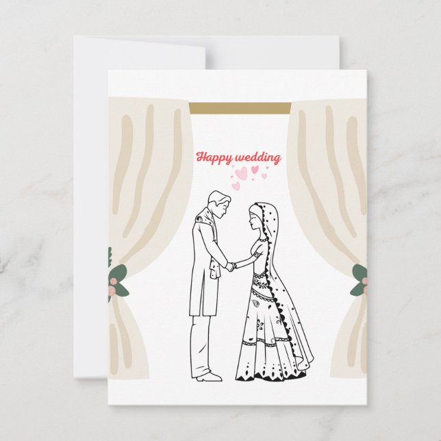 Invitación Invitation wedding  (Anverso)