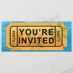 Invitación ¡Invite a tu Fiesta de boletos de verano!