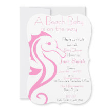 Invite al bebé de la playa del ahorse (chica)