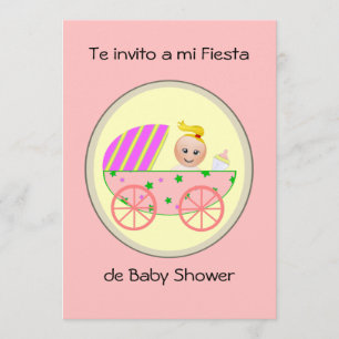 Invitación Invito de Te a la fiesta de bienvenida al bebé del