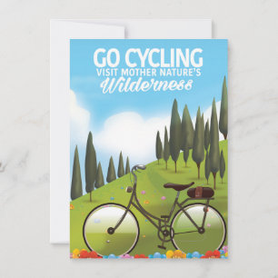 Invitación Ir en bicicleta "Visita el área silvestre de la Ma