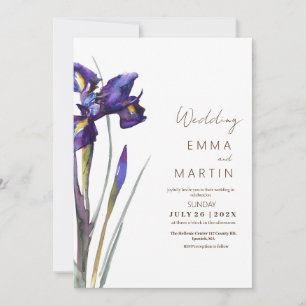 Invitación Iris Invita al Boda Boda de Flores