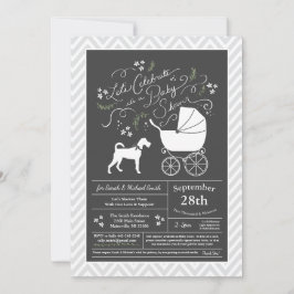 Invitación Irlandés Terrier Baby Shower Género neutral