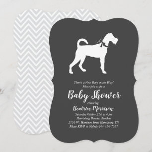 Invitación Irlandés Terrier Dog Baby Shower Género neutro