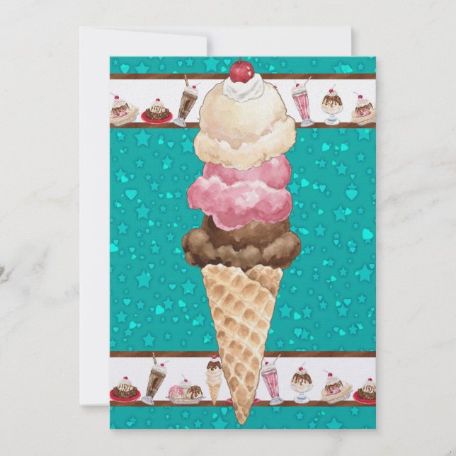 Invitación Irresistible helado - SRF (Anverso)