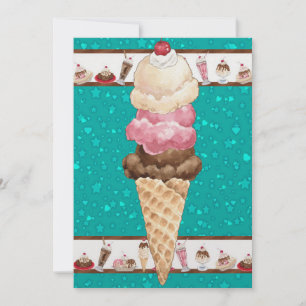 Invitación Irresistible helado - SRF