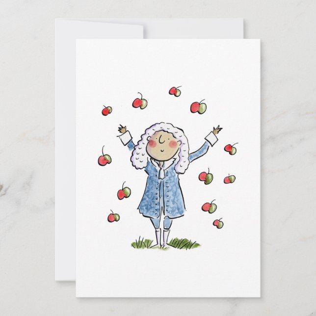 Invitación Isaac Newton (Anverso)