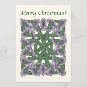 Invitación Isaías 9 Biblia Verse Caligrafía El Knot Celta