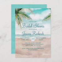 Isla Breeze Tropical Beach Wedding Bridal Shower