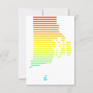 Invitación isla de rhode chill fade