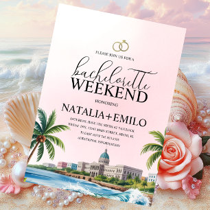 Invitación Isla Fin de Semana Playa Despedida de Soltera Dest