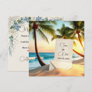 Invitación Isla Tropical Salva Nuestra Fecha