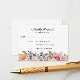 Invitación islámica floral rosada moderna