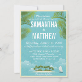 Invitación Island Beach Destination Bridal Shower
