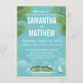 Invitación Island Beach Destination Bridal Shower