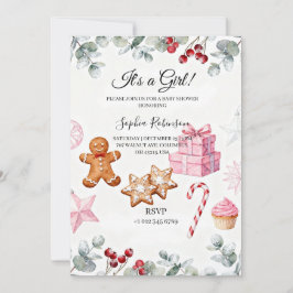 Invitación It’s a Girl Baby Shower Invitation